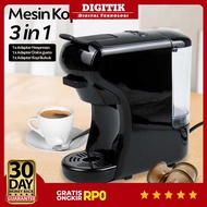 MESIN Digitik - Coffee Machine 3in1 Capsule Espresso Nespresso Dolce Gusto HiBREW ST-504