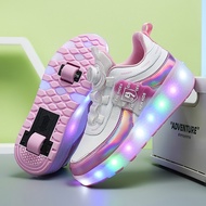 2024 New Safe and reliable two-wheeled Heelys roller shoes wheel shoes boy girl kids adult outdoor s