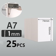 A7/A6/A5/A4 White Kraft Paper DIY Card Making 10/25 Sheets 1/1.5/2mm Handmake Thick Craft Paper DIY 