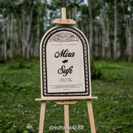 WELCOME BOARD WEDDING RUMI & JAWI BOLEH UBAH FONT YANG ANDA SUKA DAN IKUT JENIS MAJLIS ANDA .Tulisan