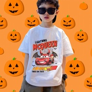 100CM-5XL Cars&Halloween 11 children's T-shirt comes in 8 colors to choose from, suitable for boys a