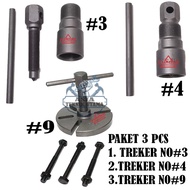 Tracker Magnet Multipro/Yukido No. 9 + Treker magnet no#3 + treker magnet no#4 untuk vario mio jupit