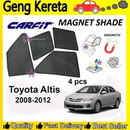 Magnetic Custom Fit Oem Car Sunshade / Sunshades / Sun shade - UV Proof For Toyota Altis 2008-2012 E