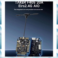 [G V W E] TAKER F405 AIO Flight Controller Bluejay 20A 2-4S ESC Integrated Elrs 2.4G Receiver DIY RC