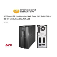 APC Smart-UPS, Line Interactive, 3kVA, Tower, 230V, 8x IEC C13+1x IEC C19 outlets, SmartSlot, AVR, LCD (APC SMT3000I)