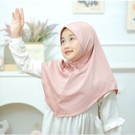 Malay Chin Hijab for Children 0-1- 3-7 years / Premium Jersey Children's Chin Bergo / Malay Chin Dai