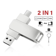 TYPE-C Flash Drive  512GB 1TB 2TB USB Flash Drive PenDrive for Android iPhone 15/16/17