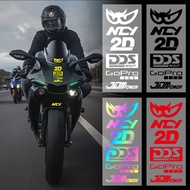 Motorcycle Fender Sticker Reflective Berik Gopro NCY Side Sticker Helmet Decorative Sticker