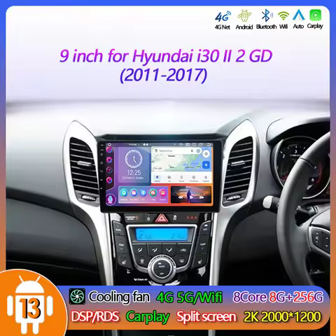 Sophluc Android Multimedia Stereo Player for Hyundai i30 II 2 GD 11-17 Car Radio GPS Navi BT MP5 DSP