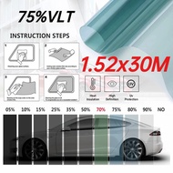 VLT75% and HIR99% IR98% Heat Resistant Privacy Protection Nano Ceramic Window Solar Film Tint Film F
