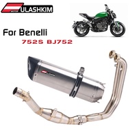 Full System Exhaust For Benelli 752S BJ752 Motorcycle Exhaust Muffler Escape Front Middle Link  Pipe