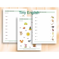 [Free card file] 50 English Worksheet exercise sheets with eye-catching images for children to inter