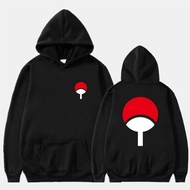 Fasion New Anime Naruto Winter Hoodies Jacket Coat Uchiha Hatake Uzumaki Clan Badge Hoodie Sweatshirt Unisex Clothes