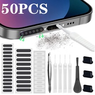 Mobile Phone Speaker Sticker Port Dust Removal Cleaner Tool Kit Set Compatible with Iphone Samsung Mi Phones Dust Cleaning Brush Universal