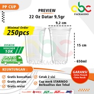 Starindo 22 Oz Flat Cup Screen Printing (9.5 Grams)