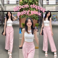 กางเกงขาสั้น กางเกงผู้หญิง กางเกงขาสั้น ผญ 150cm classy กางเกงขายาว กระบอกใหญ่ ผ้านิ่มอยู่ทรง ใส่สบา