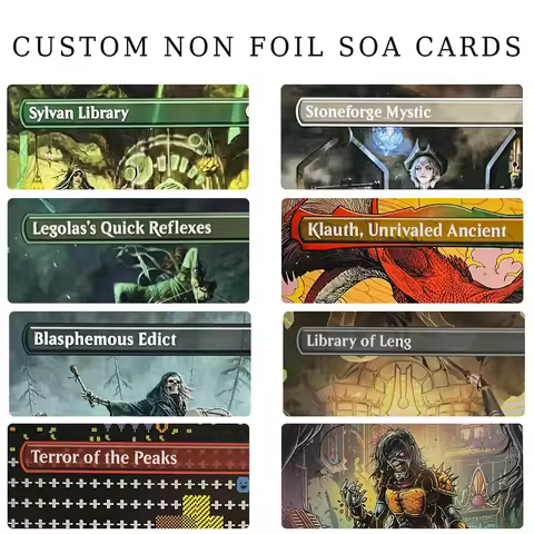 Liliana’s Magical Custom and Proxy Hight Quality NON FOIL Cards Hullbreaker Horror Klauth, Unrivaled