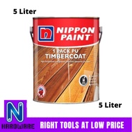 Nippon Paint 1 Pack PU Timbercoat Cat (Page 2) Varnish Tahan Lama 5L - 5 Liter