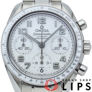 歐米茄超霸系列計時表 38毫米 超霸日期自動上鍊 324.30.38.40.04.001 不鏽鋼男女通用腕錶 白色 成色極佳 [二手]