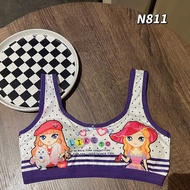 Tee Verse Children's Underwear Girls' Soft And Comfortable Foam Bra 8-16 Years Old Bust 20-34 Inches