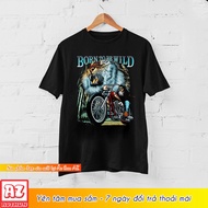 Men's t-shirt with 3d motor lion print from Thailand - bigsize 5XL 6XL 7XL M2998