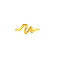 Top Cash Jewellery 916 Gold Wave Ring [R0005HI]