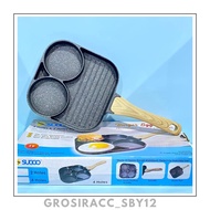 (GAS) Burger Egg Grill Pan 2-hole Griller