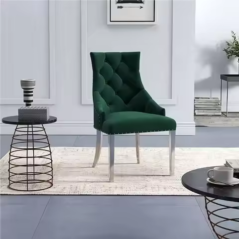 Modern Green Chair Restaurant Furniture Luxury Restaurant Chair Restaurant Chair Velvet