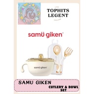 Samu Giken Cutlery & Bowl Set | Set Alat Makan & Mangkuk Bayi, Model:BC-CUTLERY(TRITAN) & BC-BOWL400