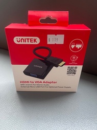 全新 HDMI to VGA Adapter UNITEK