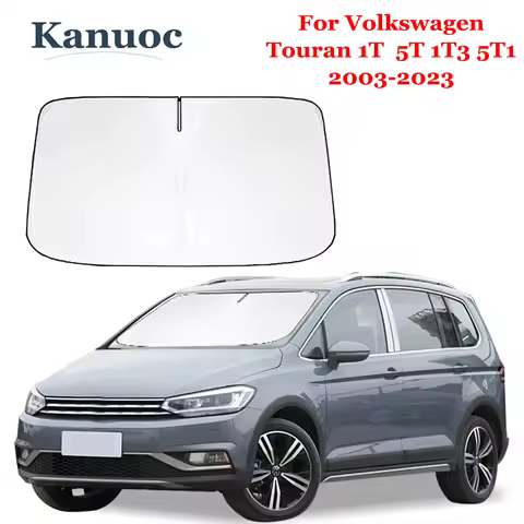 Car Windshield SunShade UV Reflector Visor For Volkswagen Touran 1T 5T 1T3 5T1 2003-2021 2022 2023 I