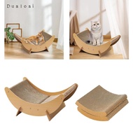 Dualoai Cat Scratcher Cardboard Furniture Protection Lounge Chair  Cat Furniture Creative Corrugated