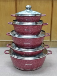 10PCS SET PERIUK DESSINI ( PENUTUP KACA)