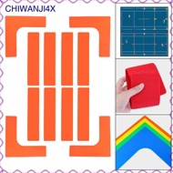 [chiwanji4x] Sports Court Line Marking Set Durable TPR Boundary Markers for Pickleball Mini Tennis O