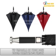Premium VIP Umbrella 8K Extra Thick Bone 140cm Automatic Goft Extra Large XXL 2-3 Person Payung Huja