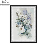 CROSSDECOR Needlework Cross Stitch Sets 16CT 14CT 11CT Embroidery Kits Blooming Heather Stamped Cros