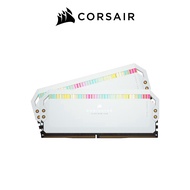 RAM 32GB (16GBx2) DDR5 5600MHz RAM (หน่วยความจำ) CORSAIR DOMINATOR PLATINUM RGB DDR5 (WHITE) (CMT64G