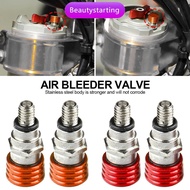Beautylife| Universal 2Pcs Motorcycle Fork Air Bleeder Valves M4x0.7 For KTM SX SXF EXC EXCF XC XCF 