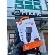 [CEARANCE STOCK] WUW CAR CHARGER 45W C206 CAR CHARGER MURAH 45W CHARGER KERETA MURAH DAN LAJU