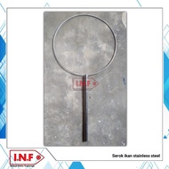 Serokan ikan stainless steel + ring stainless + pipa stainless