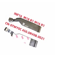 Genuine DC Power Jack Socket Wire Cable Connector for Dell Alienware M16 R1 M18 R1 M18 R2 P51E INF16
