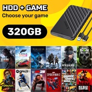 Harddisk + PC Game Installer (320GB/500GB/1TB) Request Your Games | Custom External HDD For Windows