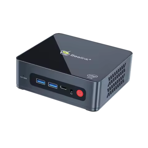 new 11th Processor N5095,4C/4T, 4M Cache, 2.0GHz up to 2.9GHz,beelink windows 10 pro mini pc in desk