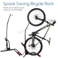 Bicycle Vertical Stand Adjustable L Shape Bike Rack Parking Storage