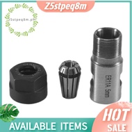 Er11 5Mm Motor Shaft Collet Chuck Spindle Extension Rod Inner + Er11 Spring Collet For Cnc Milling M