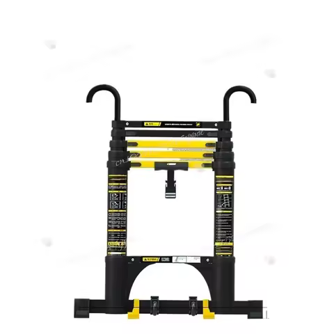 New Herringbone Telescopic Ladder Aluminum Alloy Thickened Engineering Folding Multifunctional Porta