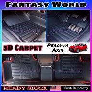 Perodua Axia 5D Floor Mats Carpet Car Floor Mats