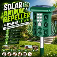 Ultrasonic Pest Repellent Solar Powered IP44 Waterproof for Garden Lawn Chicken Coop