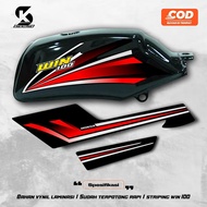 HONDA Striping sticker win 100 22 lis body win 100