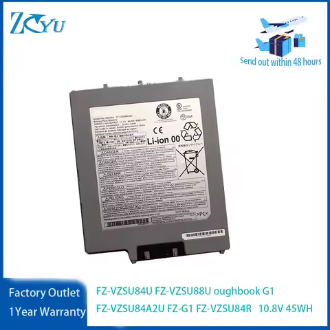 FZ-VZSU84U FZ-VZSU88U Laptop Battery For Panasonic Toughbook G1 FZ-VZSU84A2U FZ-G1 FZ-VZSU84R 10.8V